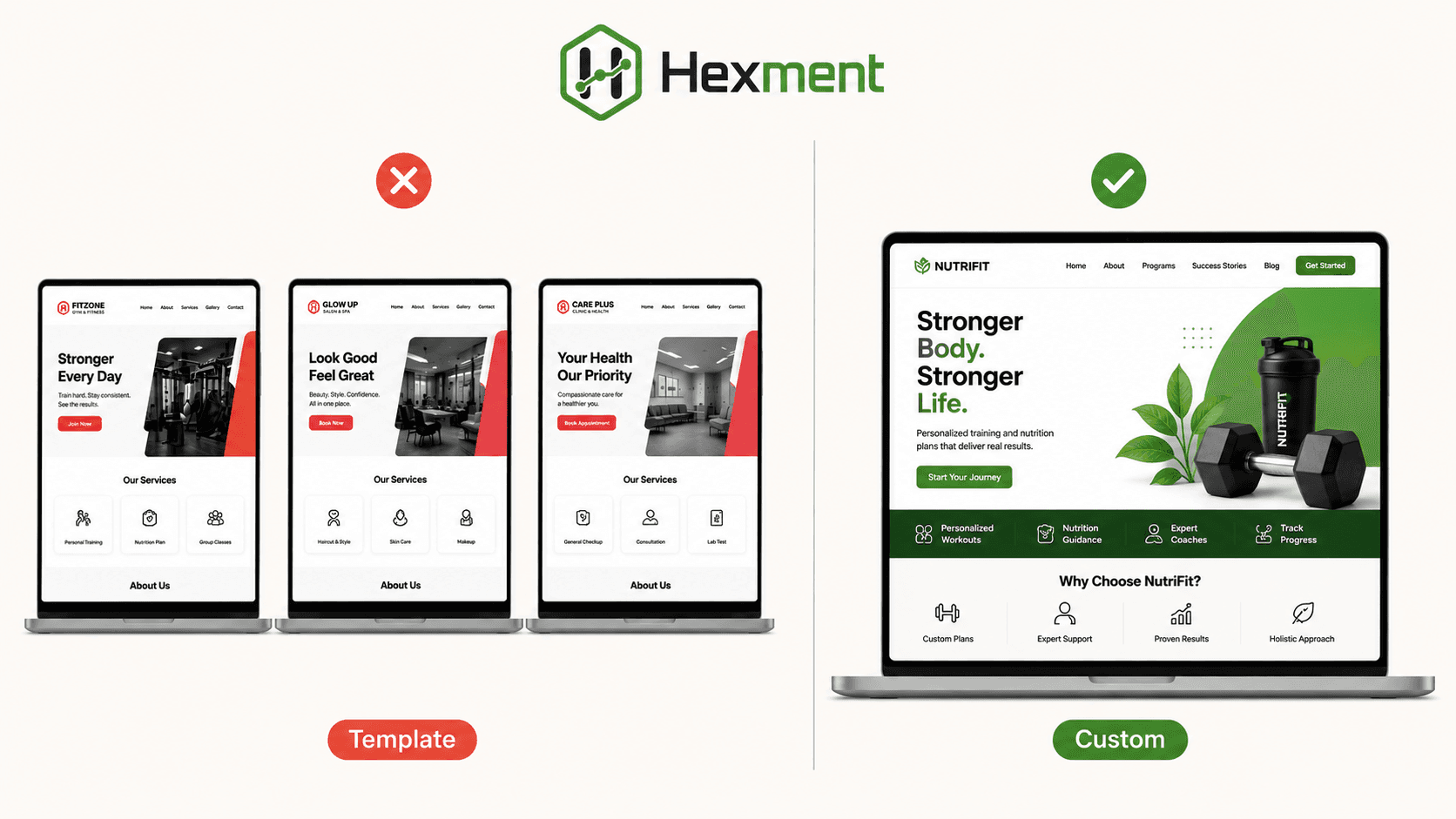 That "Affordable" Website Gives You the Same Template as Your Competitor